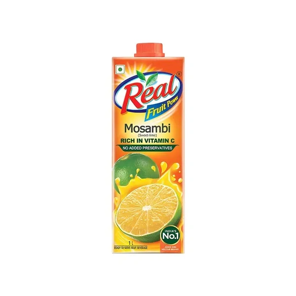 Real Fruit Power Mosambi Juice Pack Of 3 - (3*1 ltr) - 3 ltr - 3 ltr