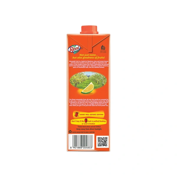 Real Fruit Power Mosambi Juice Pack Of 3 - (3*1 ltr) - 3 ltr - 3 ltr