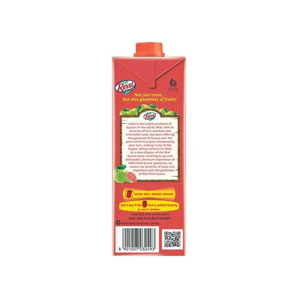 Real Fruit Power Pink Guava Juice - 1 ltr - 1 ltr