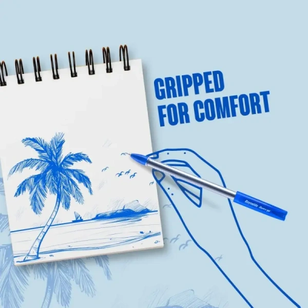 Reynolds Jiffy Gel Pen Set (Blue) - 1 pack (25 pieces)