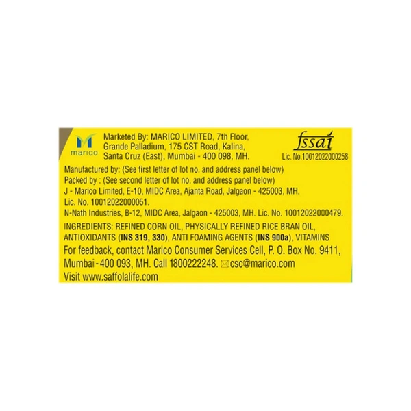Saffola Active Pro Weight Watchers Edible Oil - 5 ltr