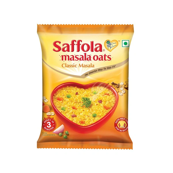 Saffola Classic Masala Oats With Bajra & Jowar - 38 gm - 38 gm