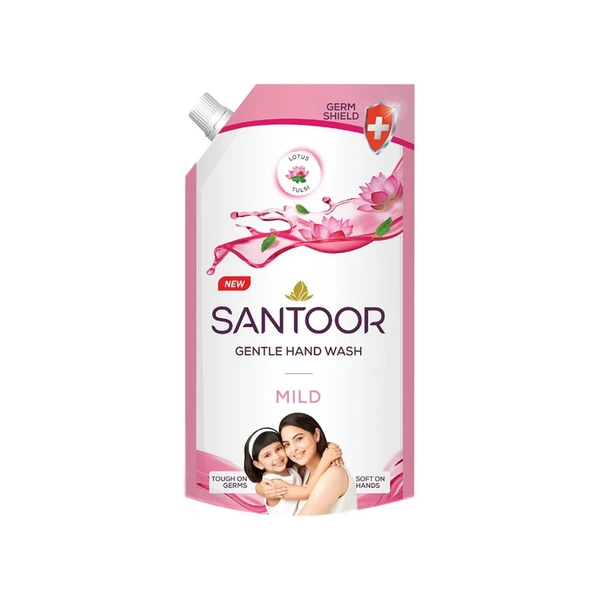 SANTOOR MILD GENTLE HAND WASH (PACK OF 2) - 2X675 ML