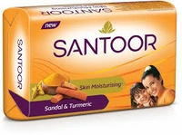 Santoor Skin Moisturising Sandal & Turmeric - (4*100 gm) - 400 gm