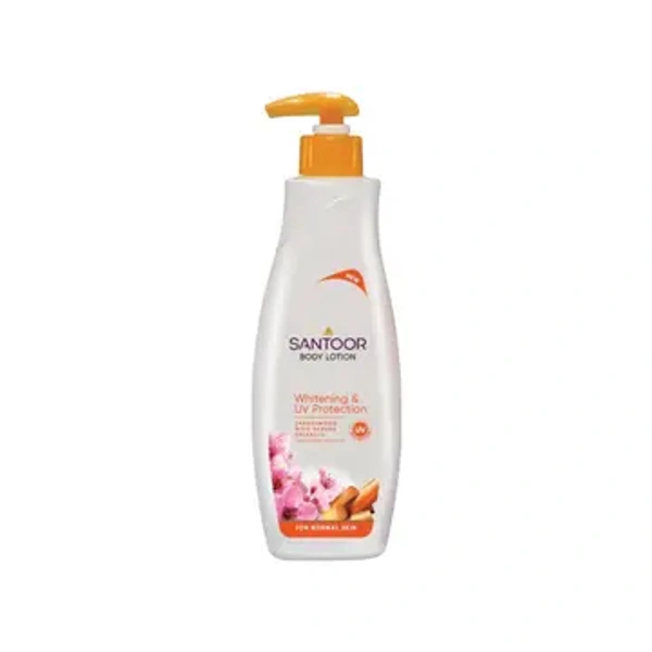 Santoor Whitening & UV Protection Body Lotion - 400 ml