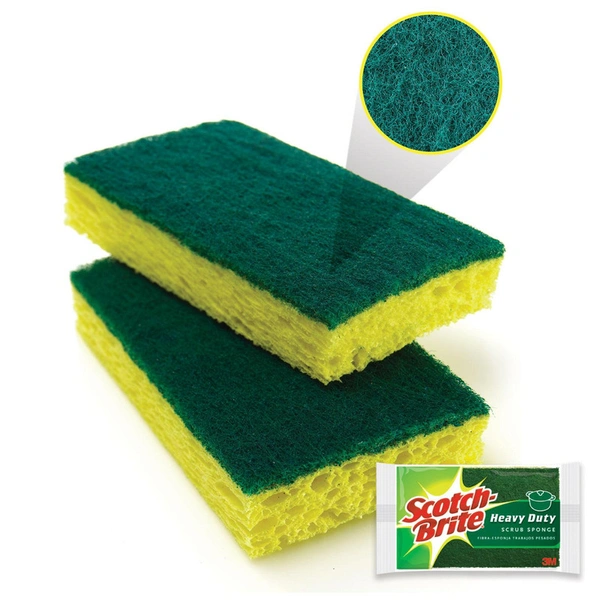 Scotch Brite Sponge Scrub 3 Pieces - 1 Pack (3 pieces) - 1 Pack (3 pieces)