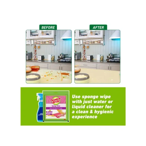 Scotch Brite Sponge Wipe - 3 unit - 3 unit