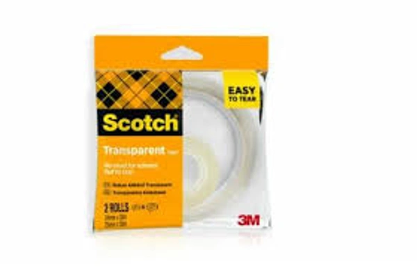 Scotch Easy To Tear Tape (Transparent, 25 m) - 1 unit