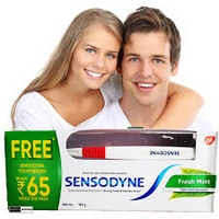 Sensodyne Fresh Gel Triple Cleaning Action - 40 gm - 40 gm