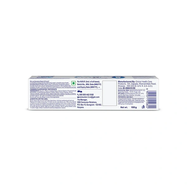 Sensodyne Repair & Protect Sensitive Toothpaste - 100 gm