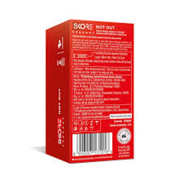 Skore Not Out 10 Condoms - 10 Units