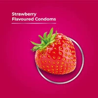 Skore Strawberry 10 Condoms - 10 Units