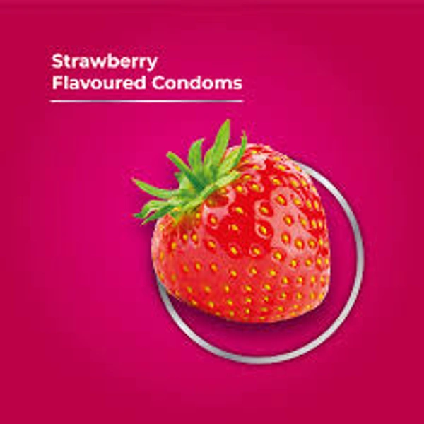 Skore Strawberry 10 Condoms - 10 Units
