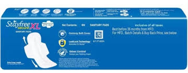 Stayfree Secure Best Ever Cottony soft cover 6 Units - 6 Units