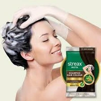 Streax Insta Shampoo Hair Colour 3 Dark Brown-1 Pack - 1 Pack