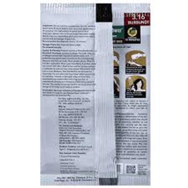 Streax Insta Shampoo Hair Colour 3.16 Burgundy-1 Pack - 1 Pack