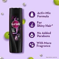 Sunsilk Stuning Black Shine Shampoo - 180 ml - 180 ml