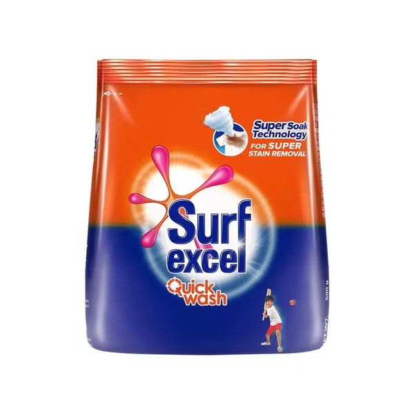 Surf Excel Quick Wash Detergent Powder - 500 gm - 500 gm