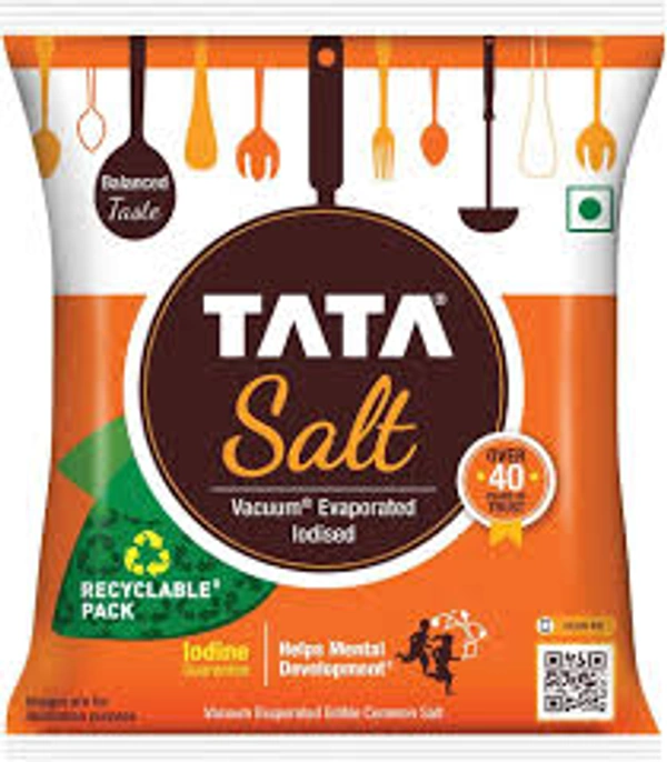Tata Salt (Vacuum Evaporated Iodized Salt) - 1 kg