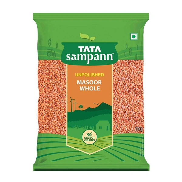 Tata Sampann Masoor Dal Unpolished - 1 kg