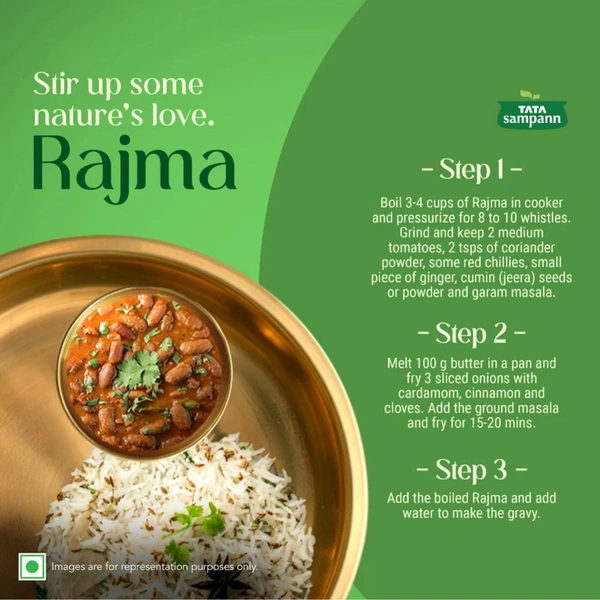 Tata Sampann Rajma - 500 gm - 500 gm