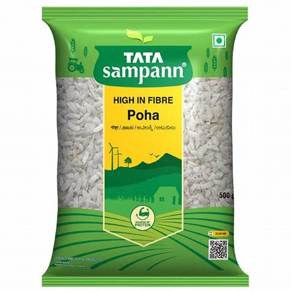Tata Sampann Thin Poha - 500 gm - 500 gm