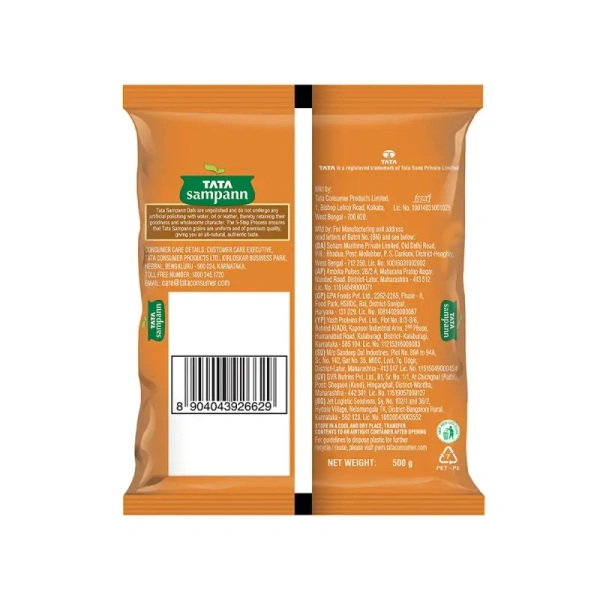 Tata Sampann Unpolished Chana Dal - 500 gm - 500 gm