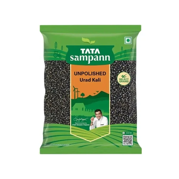 Tata Sampann Unpolished Kali Urad (Sabut) - 500 gm