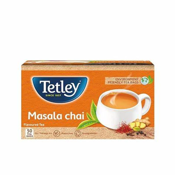 Tata Tetley Masala Chai Tea Bags - 50 Pieces - 50 Pieces