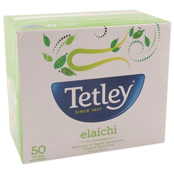 Tetley Leaf Elaichi Tea Bags - 50 Pieces - 50 Pieces