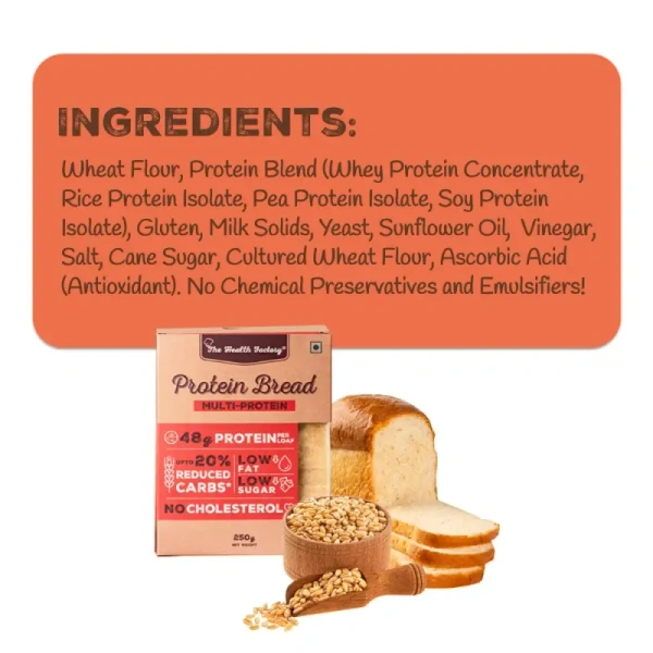 The Health Factory Multi Protein Bread - 250 gm