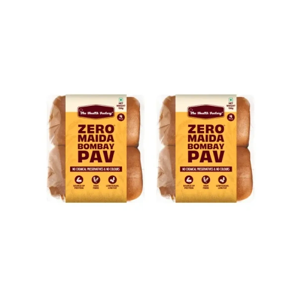The Health Factory Zero Maida Garlic Bread - 156 gm