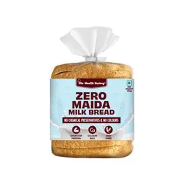 The Health Factory Zero Maida Milk Bread - 250 gm