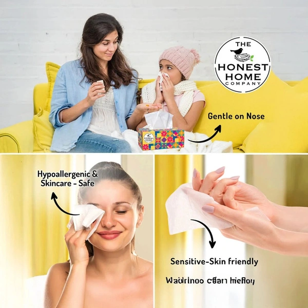 The Honest Home Company Facial Tissue 200 Pull - 1 Pack
