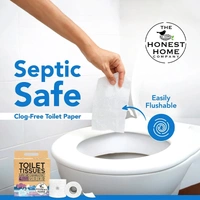 The Honest Home Toilet tissues Super Soft Cushion Effect 4 Rolls - 4 Rolls