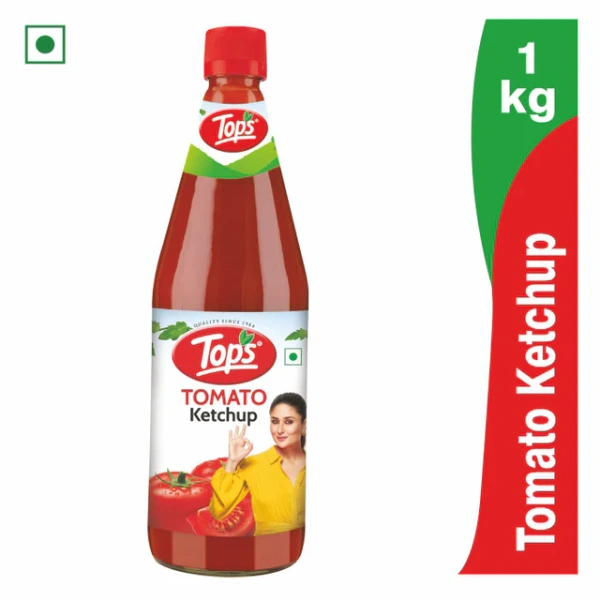 Tops Tomato Ketchup Glass Bottle - 1 kg