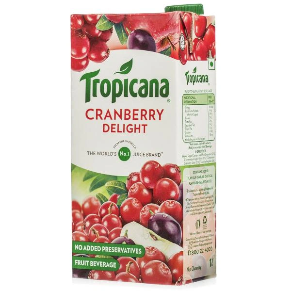 Tropicana Cranberry Delight Juice - 1 ltr - 1 ltr