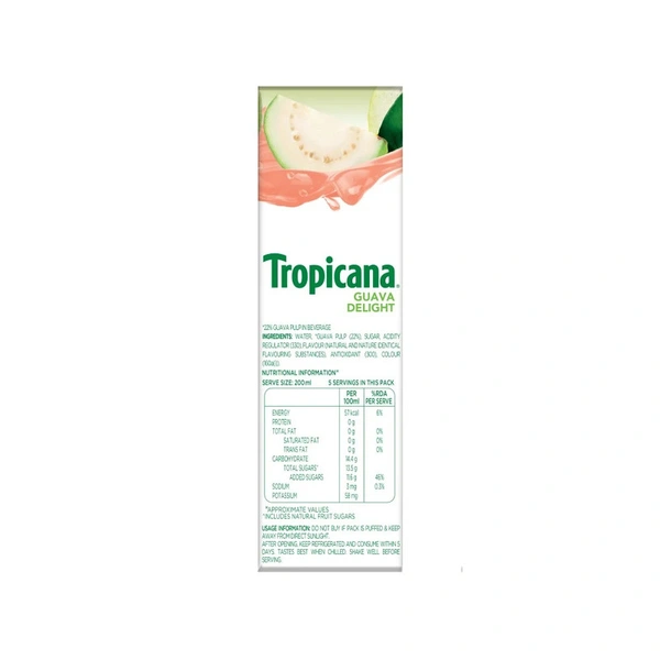 Tropicana Guava Delight Juice - 1 ltr - 1 ltr