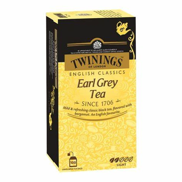 Twinings English Classic Earl Grey Tea Bags - 25 Units - 25 Units