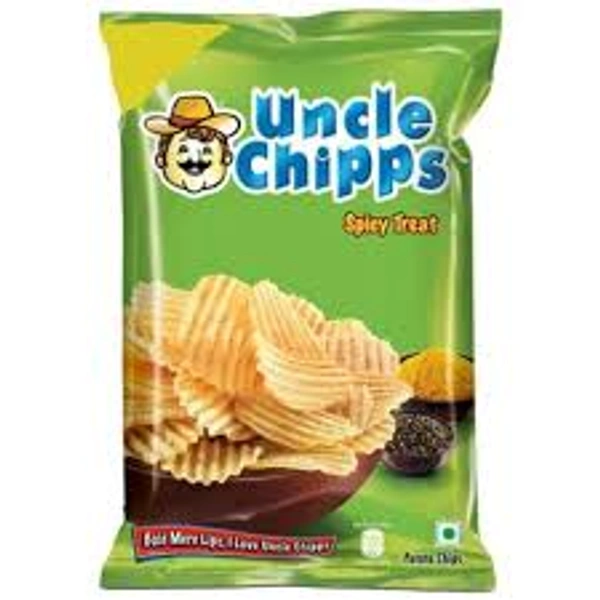 Uncle Chipps Spicy Treat Potato Chips Pack Of 2 - (2*80 Gm) - 160 gm - 160 gm