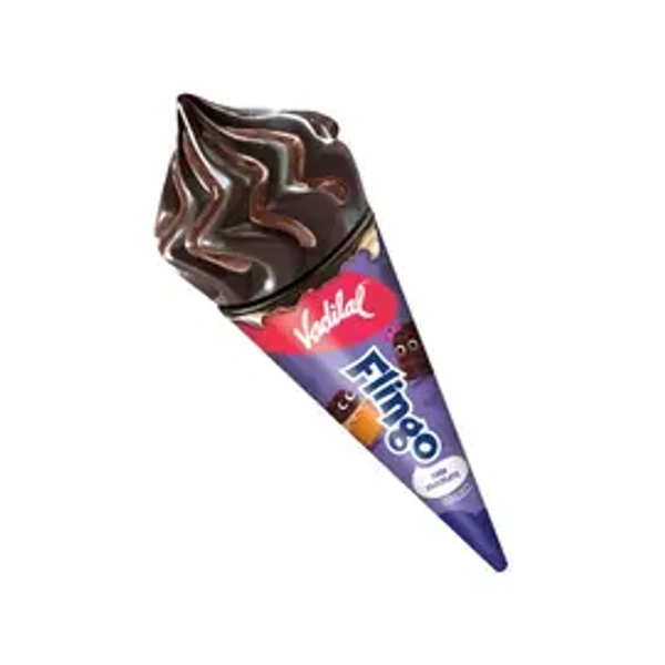 Vadilal Flingo Dark Chocolate Ice Cream Cone - 110 ml - 110 ml