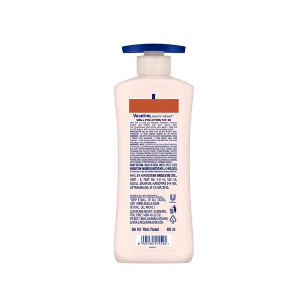 Vaseline Healthy Bright SPF 30 Multi Vitamin UV Body Lotion - 400 ml
