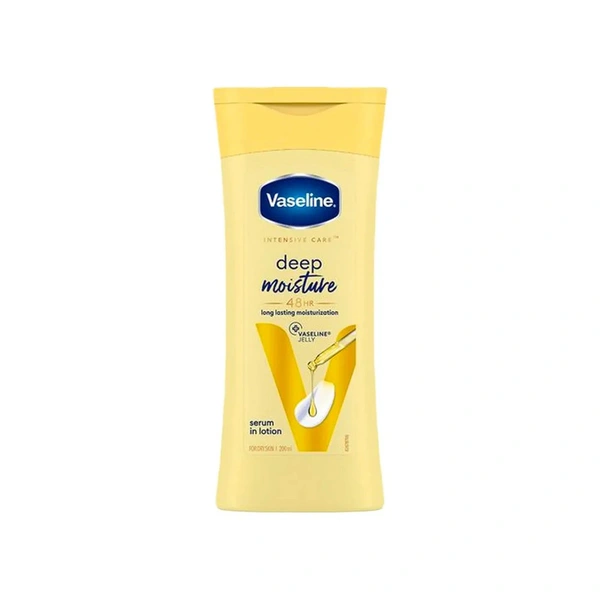 Vaseline Intensive Care Deep Moisture Body lotion (Long Moisturization For Healthy, Glowing Skin) - 200 ml