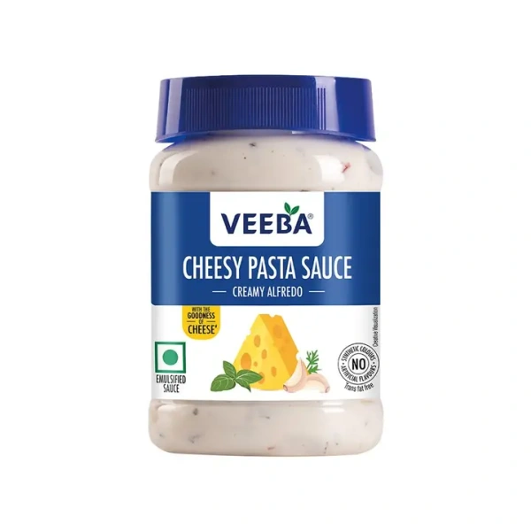 Veeba Cheesy Pasta Sauce Creamy Alfredo 250 gm - 250 gm