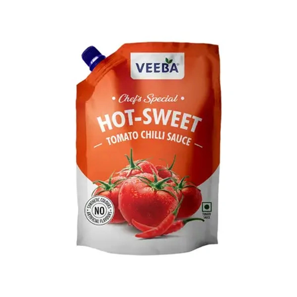 Veeba Chef's Special Hot Sweet Tomato Chilli Sauce - 450 gm - 450 gm
