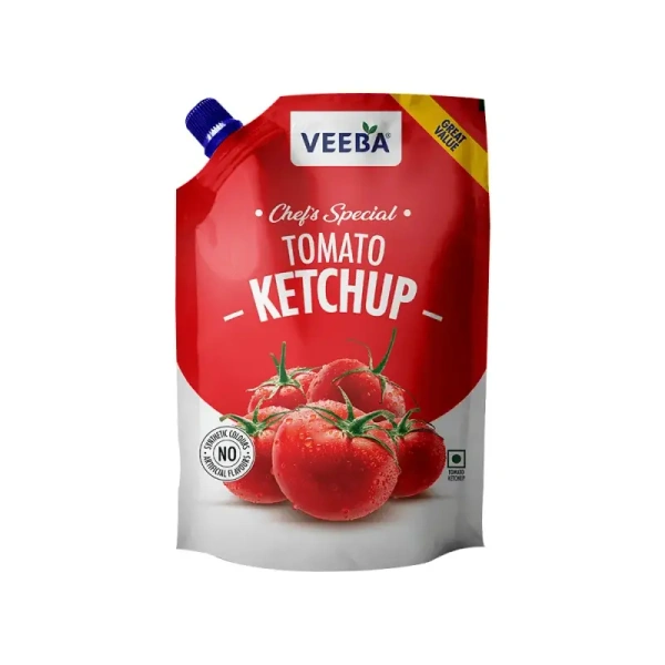 Veeba Tomato Ketchup No Onion No Garlic - 900 gm - 900 gm