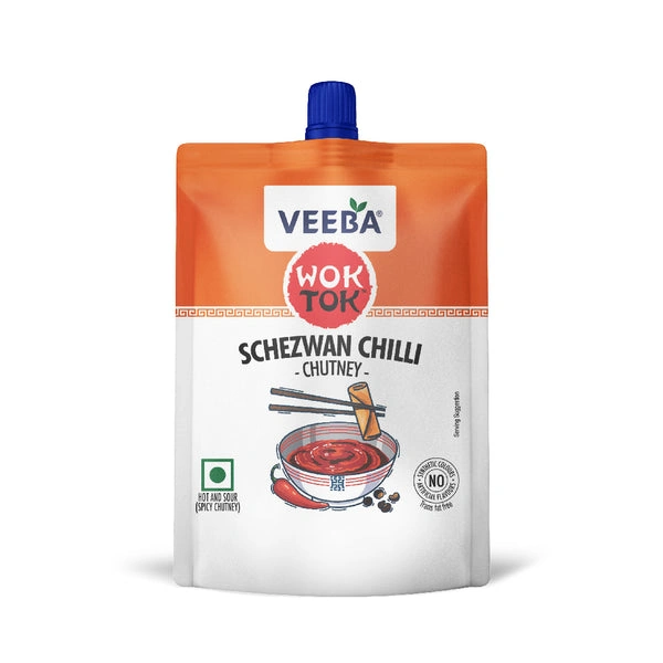 WokTok by Veeba Schezwan Chilli Chutney - 100 gm - 100 gm