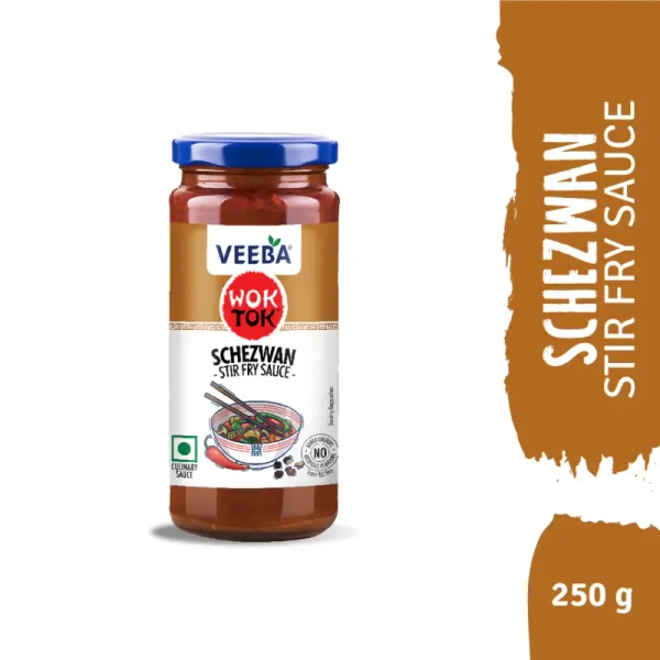 WokTok by Veeba Schezwan Stir Fry Sauce - 250 gm - 250 gm