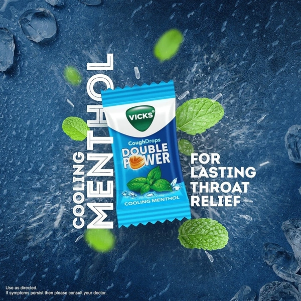 Vicks Cough Tablets - Cooling Menthol - 25 Pieces - 25 Pieces