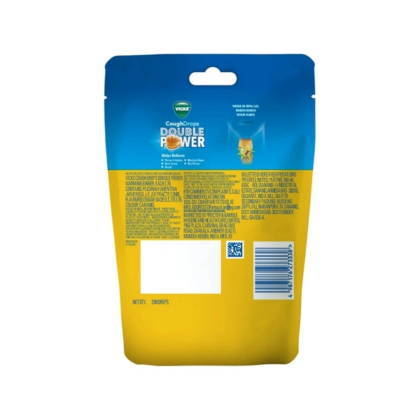 Vicks Cough Tablets - Warning Ginger - 25 Pieces - 25 Pieces